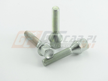 Śruby do felg M12x1,75x50mm stożek klucz 17