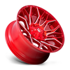Felga aluminiowa D771 Twitch Candy RED Milled Fuel