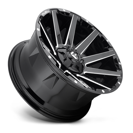 Felga aluminiowa D615 Contra Gloss Black Milled Fuel