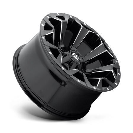 Felga aluminiowa D576 Assault Gloss Black Milled Fuel