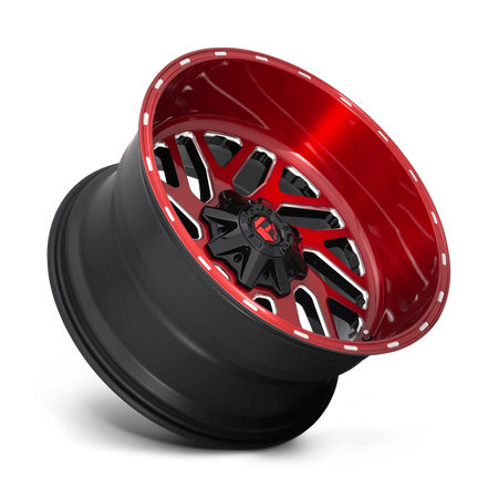 Felga aluminiowa D691 Triton Candy RED Milled Fuel