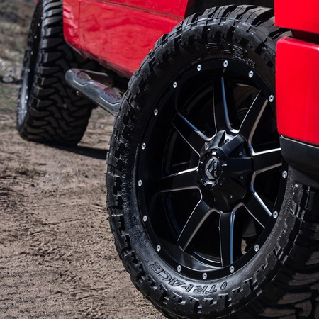 Felga aluminiowa D538 Maverick Matte Black Milled Fuel