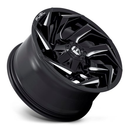 Felga aluminiowa D753 Reaction Gloss Black Milled Fuel