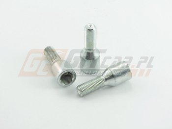 Śruby do felg wąskootorowych M12x1,25x28mm stożek TORX