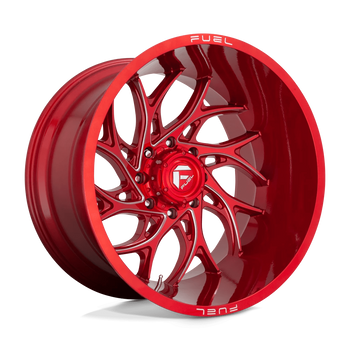 Felga aluminiowa D742 Runner Candy RED Milled Fuel