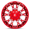Felga aluminiowa D771 Twitch Candy RED Milled Fuel
