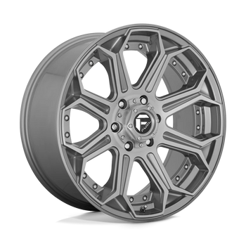 Felga aluminiowa D705 Siege Brushed GUN Metal Tinted Clear Fuel