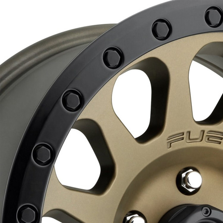 Felga aluminiowa D600 Vector Matte Bronze/Black Bead Ring Fuel