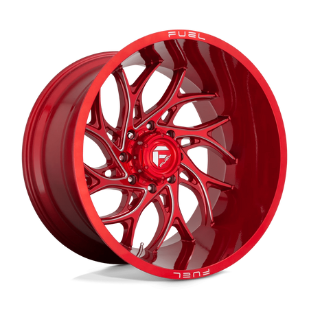 Felga aluminiowa D742 Runner Candy RED Milled Fuel