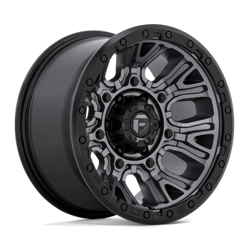 Felga aluminiowa D825 Traction Matte Gunmetal W/ Black Ring Fuel