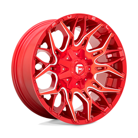 Felga aluminiowa D771 Twitch Candy RED Milled Fuel