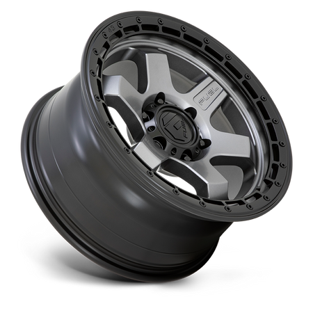 Felga aluminiowa D752 Block Matte Gunmetal W/ Black Ring Fuel