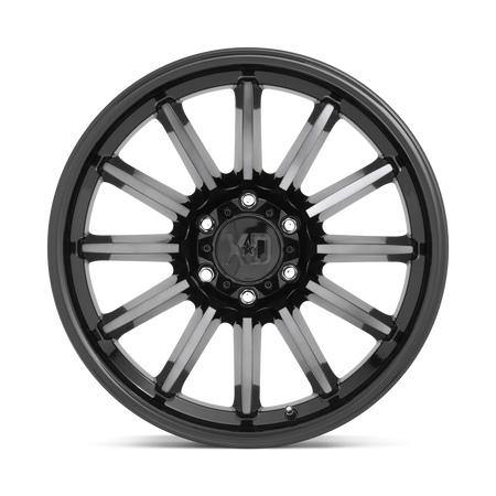 Felga aluminiowa XD855 Luxe Gloss Black Machined W/ Gray Tint XD Series