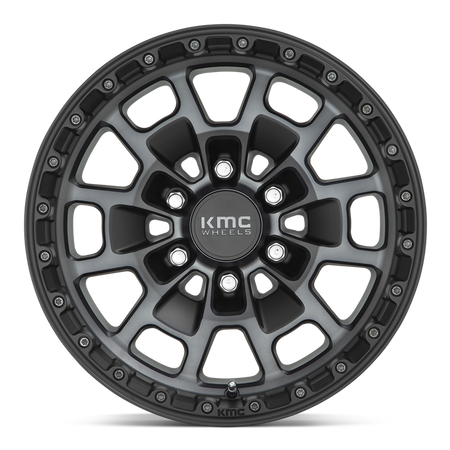 Felga aluminiowa KM718 Summit Satin Black W/ Gray Tint KMC