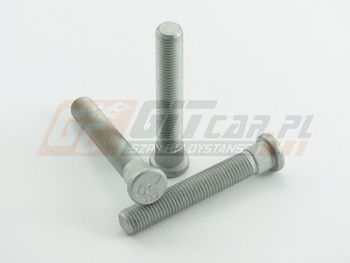 Kuta Szpilka radełkowana do piasty M12x1,5x75mm rad 13 FORD OPEL VOLVO