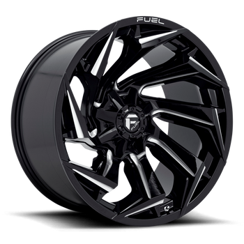 Felga aluminiowa D753 Reaction Gloss Black Milled Fuel