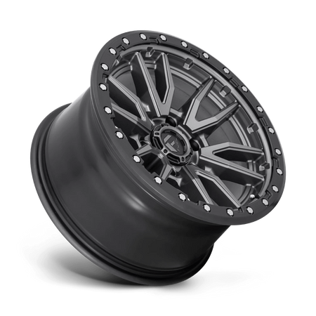 Felga aluminiowa D680 Rebel Matte GUN Metal Black Bead Ring Fuel