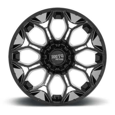 Felga aluminiowa MO808 Sniper Gloss Black Milled Moto Metal