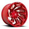 Felga aluminiowa D754 Reaction Candy RED Milled Fuel