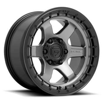 Felga aluminiowa D752 Block Matte Gunmetal/Black Ring Fuel