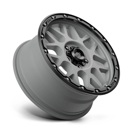 Felga aluminiowa KM535 Grenade Off-road Matte Gray W/ Matte Black LIP KMC