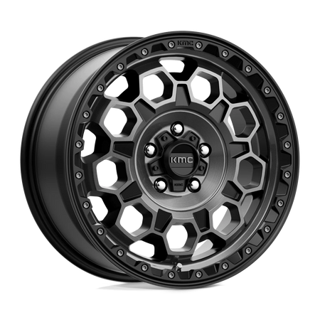 Felga aluminiowa KM545 Trek Satin Black W/ Gray Tint KMC