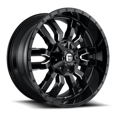Felga aluminiowa D595 Sledge Gloss Black Milled Fuel
