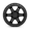 Felga aluminiowa D750 Block Matte Black W/ Black Ring Fuel