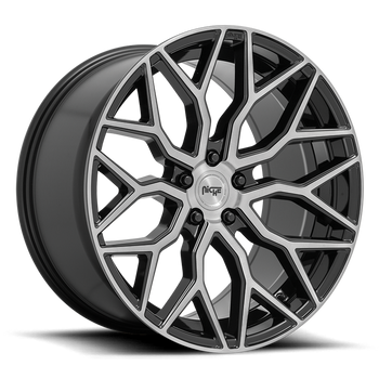 Felga aluminiowa M262 Mazzanti Gloss Black Brushed Face Niche Road Wheels