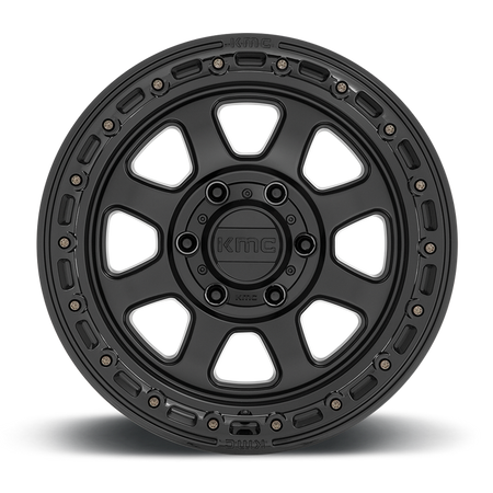Felga aluminiowa KM548 Chase Satin Black W/ Gloss Black LIP KMC