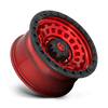 Felga aluminiowa D632 Zephyr Candy RED Black Bead Ring Fuel