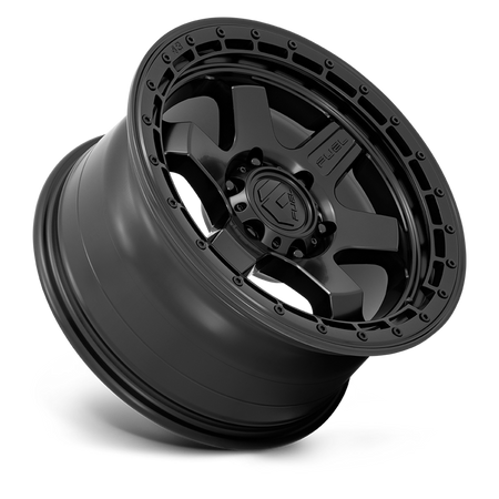 Felga aluminiowa D750 Block Matte Black W/ Black Ring Fuel