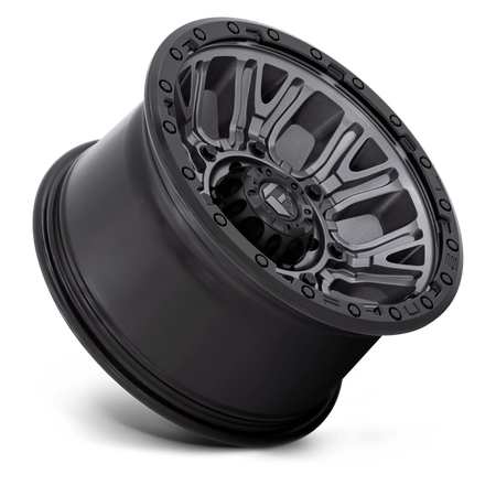 Felga aluminiowa D825 Traction Matte Gunmetal W/ Black Ring Fuel