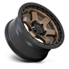 Felga aluminiowa D751 Block Matte Bronze W/ Black Ring Fuel