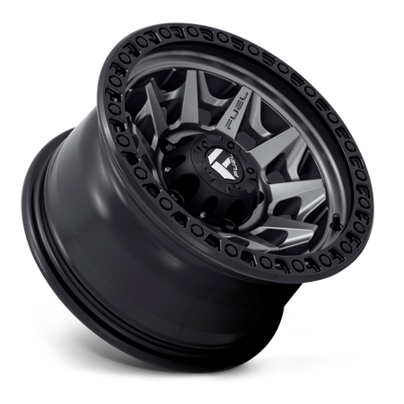 Felga aluminiowa D716 Covert Matte GUN Metal Black Bead Ring Fuel