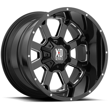 Felga aluminiowa XD825 Buck 25 Gloss Black Milled XD Series