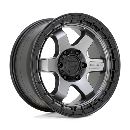Felga aluminiowa D752 Block Matte Gunmetal W/ Black Ring Fuel