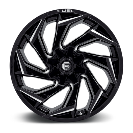 Felga aluminiowa D753 Reaction Gloss Black Milled Fuel