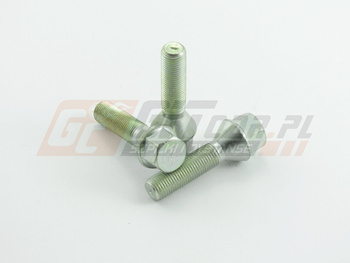 Śruby do felg M12x1,25x45mm stożek klucz 17