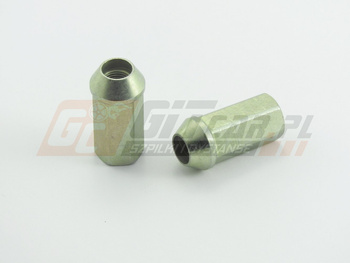 Nakrętka przelotowa M12x1,25x45mm stożek k.19 ocynk