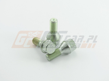 Śruby do felg M12x1,25x25mm stożek klucz 17