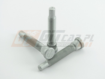 Kuta Szpilka radełkowana do piasty z pilotem M12x1,5x75mm rad 14,3 MITSUBISHI LEXUS TOYOTA