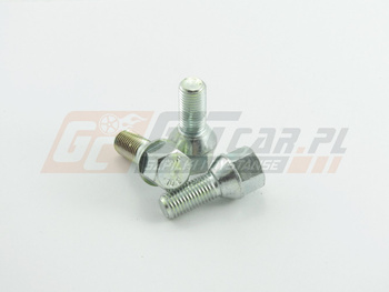 Śruby do felg M12x1,5x25mm stożek klucz 17