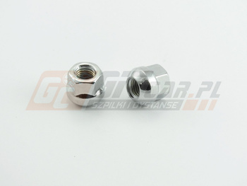 Nakrętka przelotowa M12x1,5x21mm kula k.19 ocynk