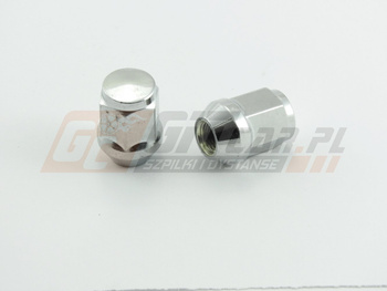 Nakrętka kryta M14x2x35mm k.19 stożek chrom