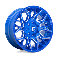 Felga aluminiowa D770 Twitch Anodized Blue Milled Fuel