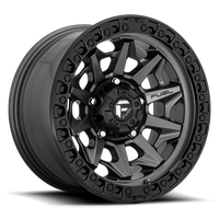 Felga aluminiowa D716 Covert Matte GUN Metal Black Bead Ring Fuel