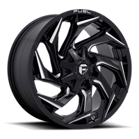 Felga aluminiowa D753 Reaction Gloss Black Milled Fuel