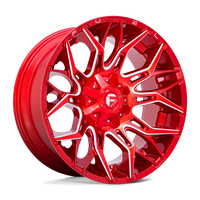 Felga aluminiowa D771 Twitch Candy RED Milled Fuel