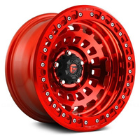 Felga aluminiowa D100 Zephyr Beadlock Candy Red Fuel